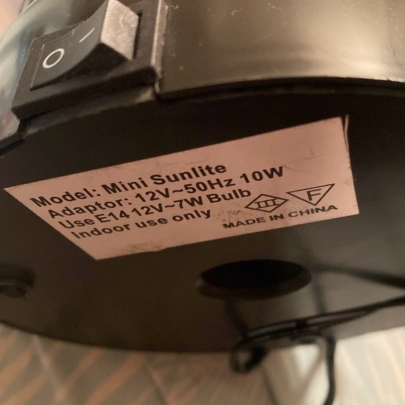 Disco party light approximately 9-in height. On-of switch with cord. No box. GUC - Picture 7 of 7